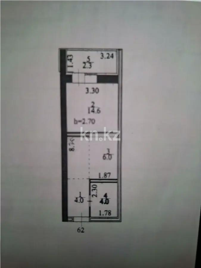 Продажа 1-комнатной квартиры, 31 м² в Астане