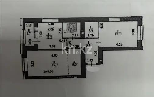 Продажа 3-комнатной квартиры, 70 м² в Астане - фото 3