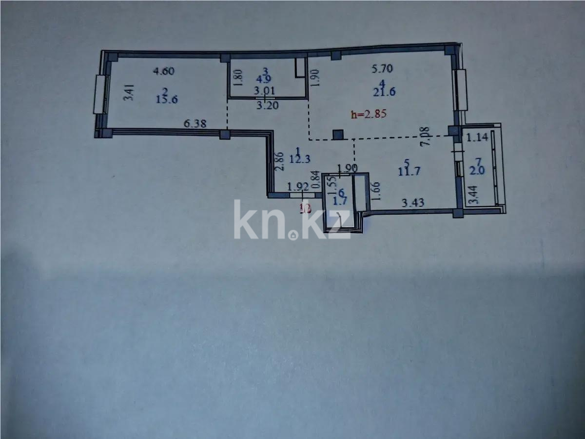 Продажа 2-комнатной квартиры, 70 м², ул. Е-779, дом  32 в Астане