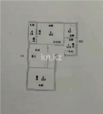 Продажа 2-комнатной квартиры, 62 м² в Астане