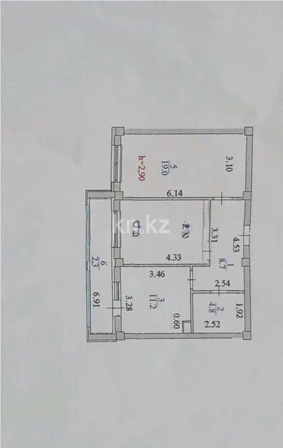 Продажа 2-комнатной квартиры, 60 м² в Астане - фото 6