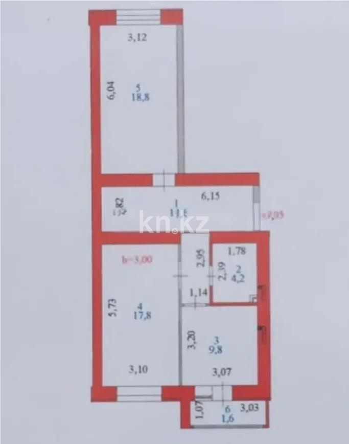 Продажа 2-комнатной квартиры, 66.8 м² в Астане - фото 5