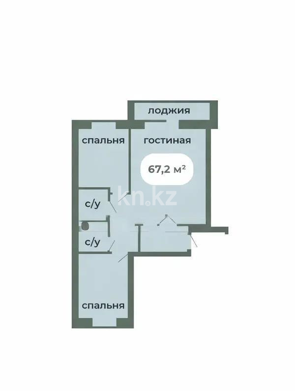 Продажа 3-комнатной квартиры, 67.3 м² в Астане - фото 6