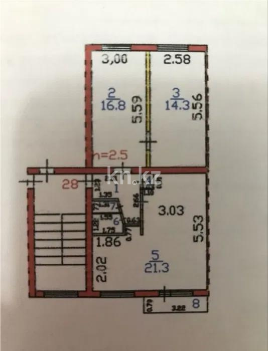 Продажа 3-комнатной квартиры, 60 м², ул. Виктора Хара, дом  7 в Шахтинске