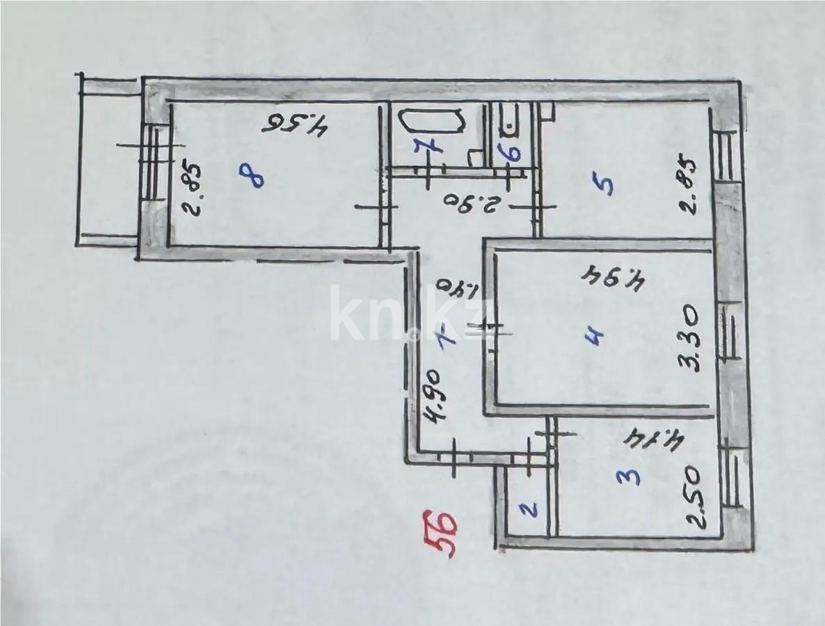 Продажа 3-комнатной квартиры, 70 м² в Астане - фото 7