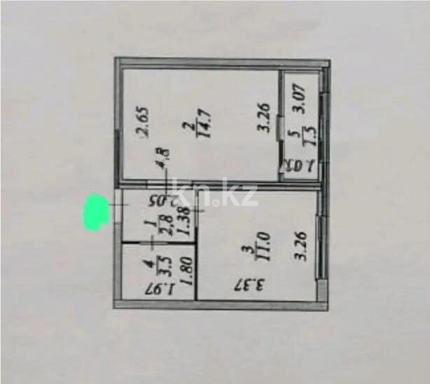 Продажа 1-комнатной квартиры, 33 м² в Астане - фото 3