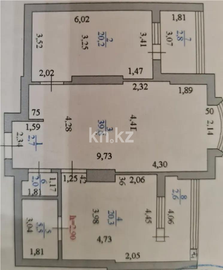 Продажа 2-комнатной квартиры, 95.1 м² в Астане - фото 4