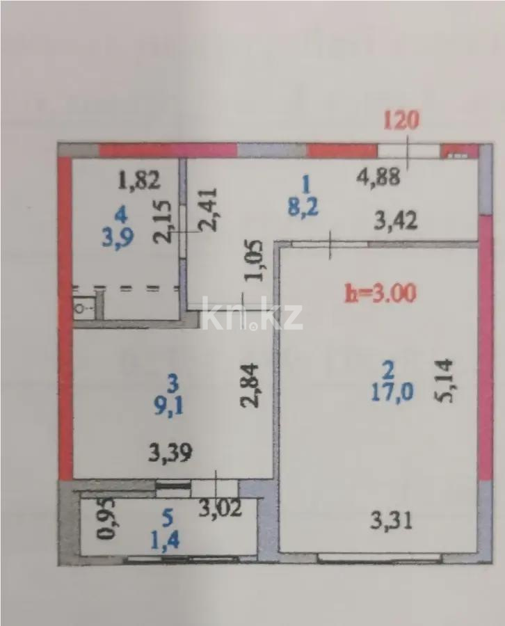 Продажа 1-комнатной квартиры, 39.6 м² в Астане - фото 4