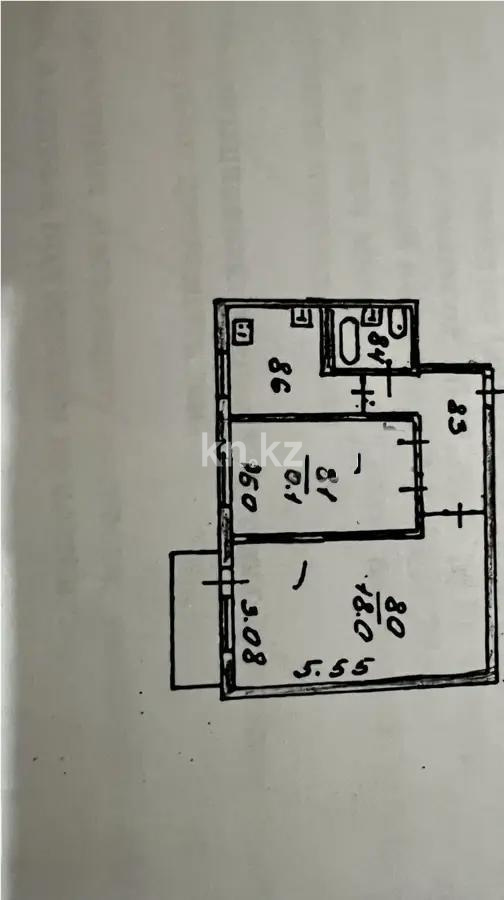 Продажа 2-комнатной квартиры, 42.4 м², ул. Саина, дом  24 в Алматы - фото 4