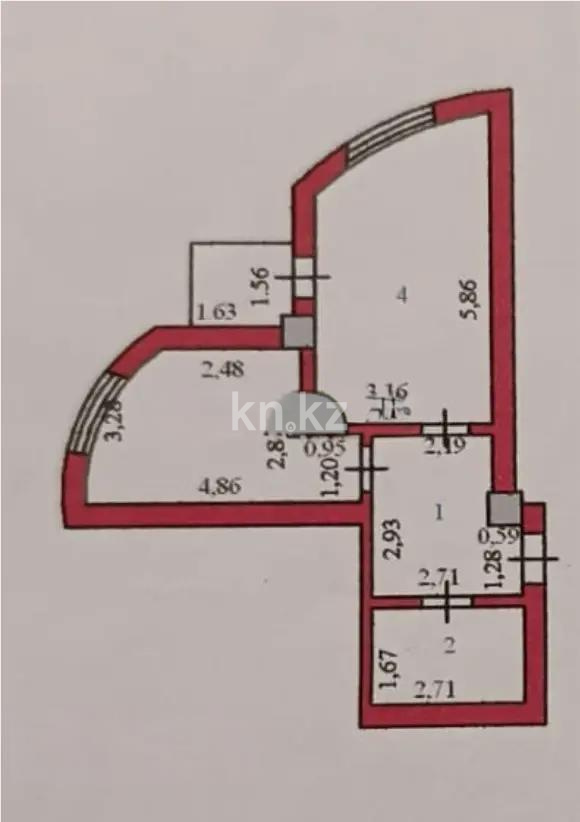 Продажа 1-комнатной квартиры, 38 м² в Астане - фото 5