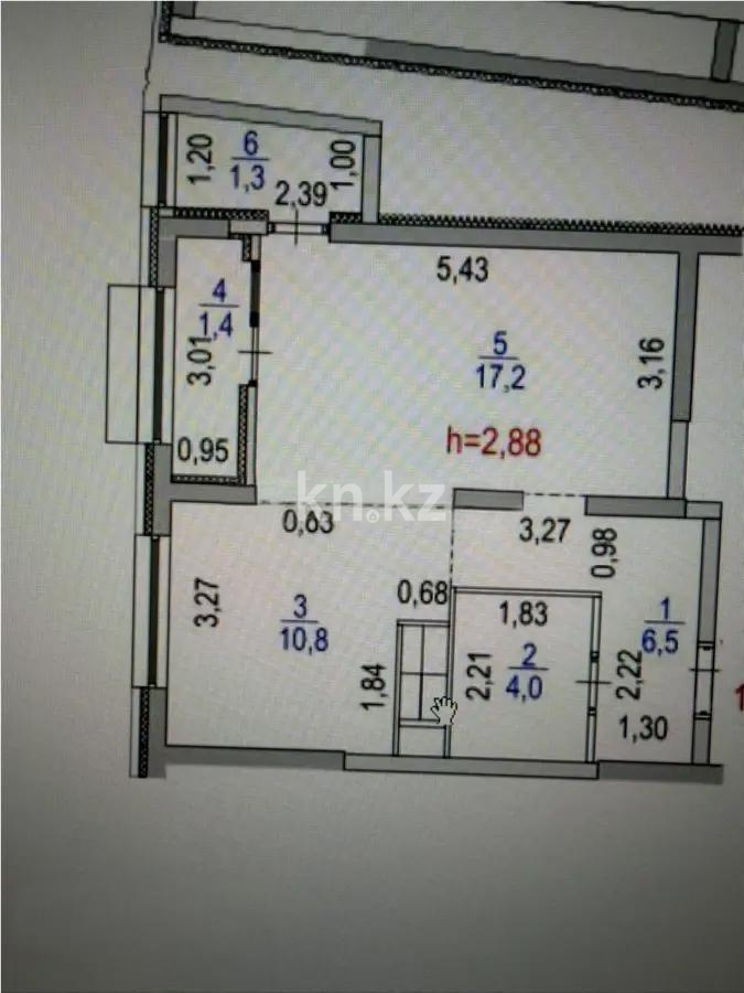 Продажа 1-комнатной квартиры, 41 м² в Алматы