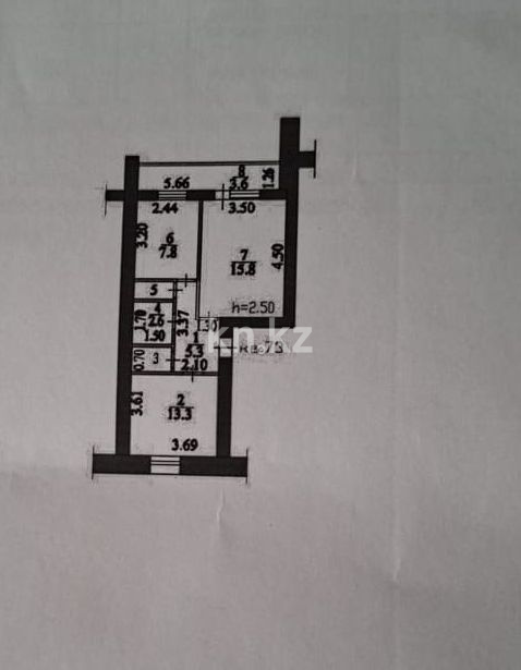 Продажа 2-комнатной квартиры, 51 м² в Усть-Каменогорске - фото 25