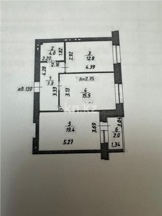 Продажа 2-комнатной квартиры, 61 м² в Астане - фото 8