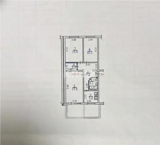 Продажа 3-комнатной квартиры, 62 м² в Алматы - фото 8