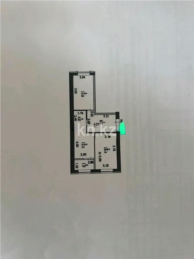 Продажа 2-комнатной квартиры, 61 м² в Астане