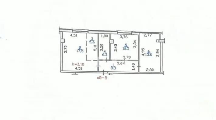 Продажа 2-комнатной квартиры, 63.8 м² в Алматы - фото 4