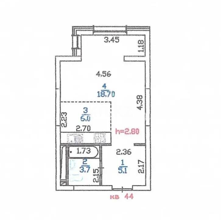 Продажа 1-комнатной квартиры, 34 м² в Алматы - фото 5