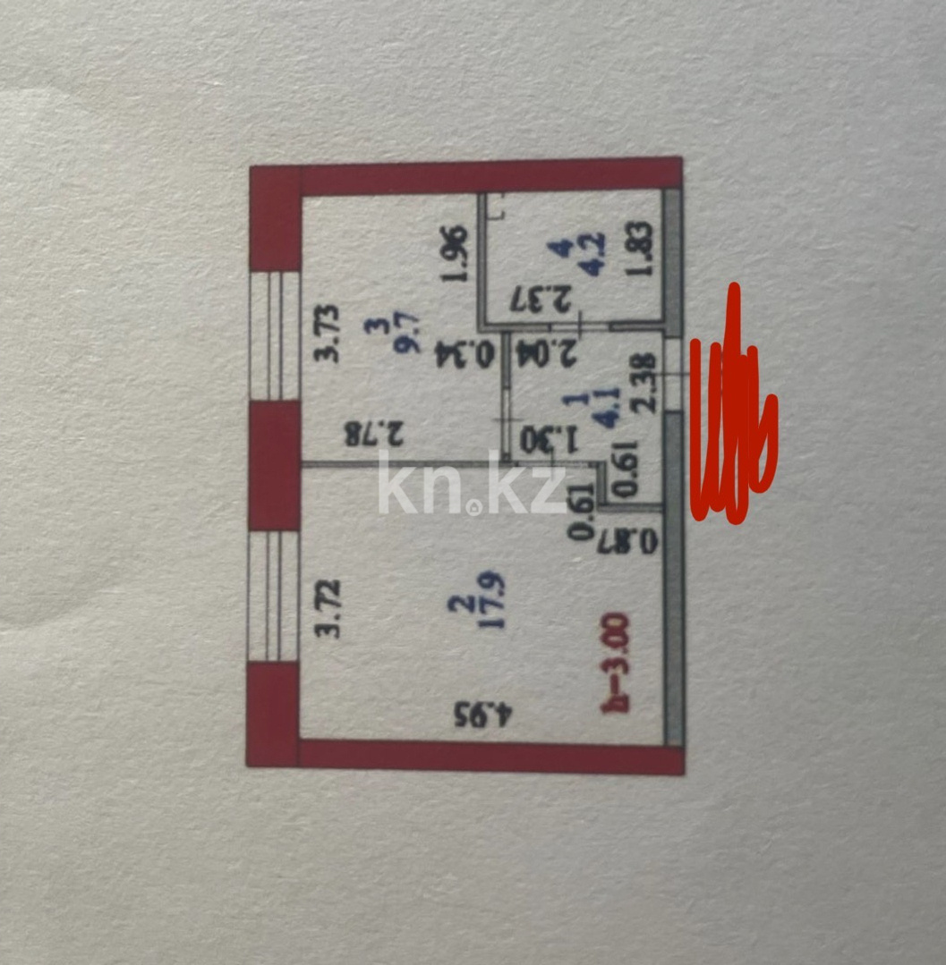 Продажа 1-комнатной квартиры, 35.9 м², ул. Айтматова, дом  77/7 в Астане