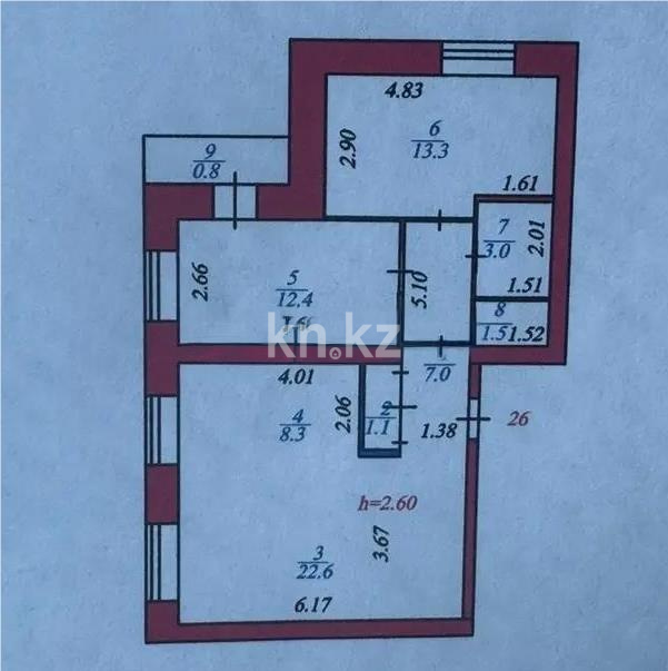 Продажа 3-комнатной квартиры, 70 м² в Астане - фото 8