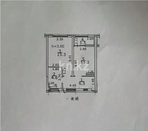 Продажа 2-комнатной квартиры, 43 м² в Алматы