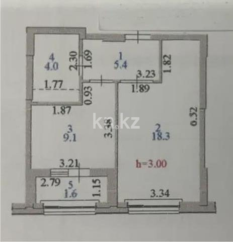 Продажа 1-комнатной квартиры, 38.4 м², ул. Калдаякова, дом  23 в Астане - фото 5