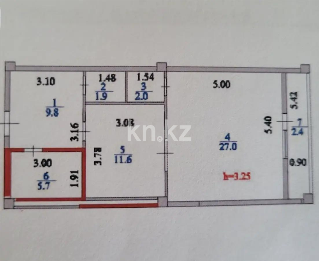 Продажа 1-комнатной квартиры, 60.4 м² в Астане - фото 5