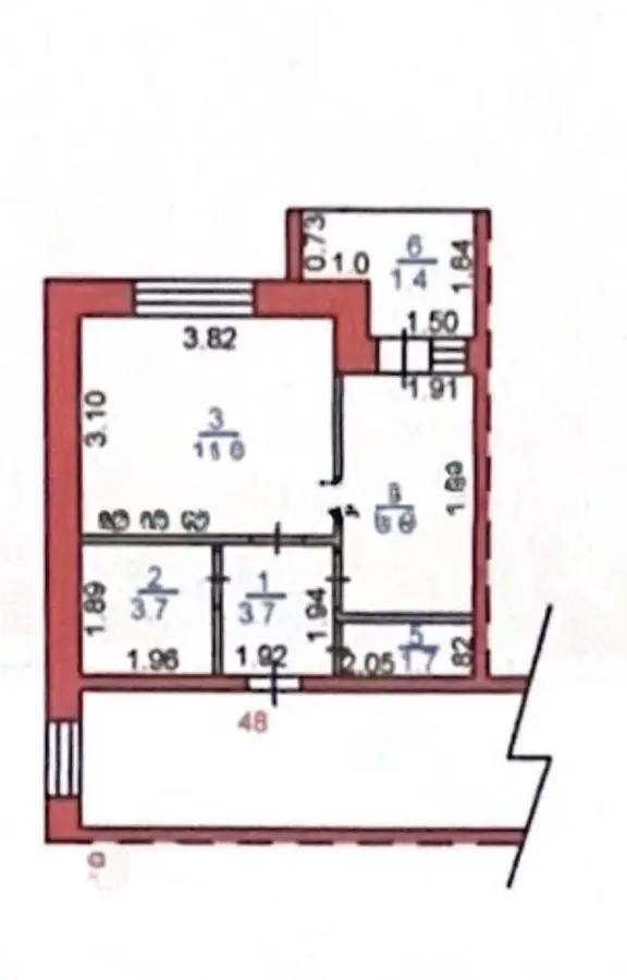 Продажа 1-комнатной квартиры, 28 м², ул. Дюсембекова, дом  2 в Караганде - фото 5