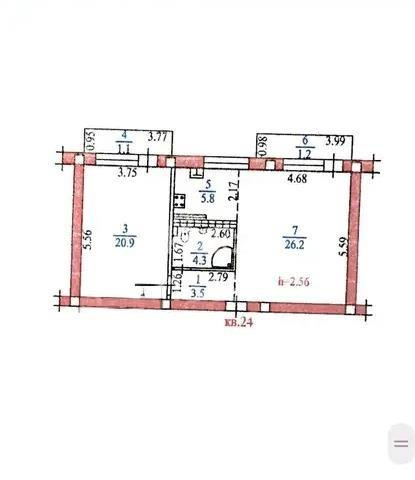 Продажа 3-комнатной квартиры, 62 м² в Алматы - фото 4