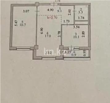 Продажа 2-комнатной квартиры, 65.2 м², пр. Тауелсыздык, дом  34/2 в Астане - фото 5