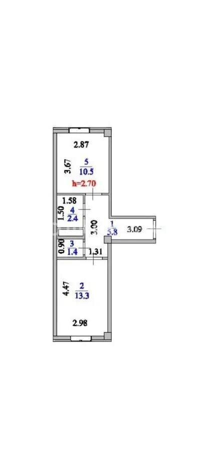 Продажа 1-комнатной квартиры, 33.4 м² в Астане - фото 5