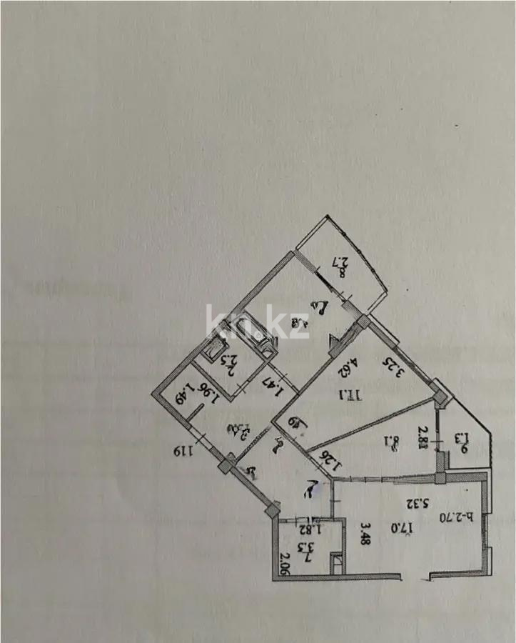 Продажа 3-комнатной квартиры, 71 м², ул. Е-15, дом  9 в Астане - фото 3