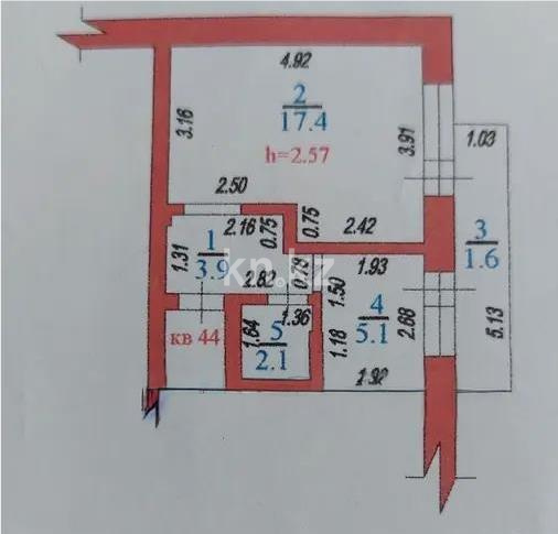 Продажа 1-комнатной квартиры, 30.1 м² в Алматы - фото 4