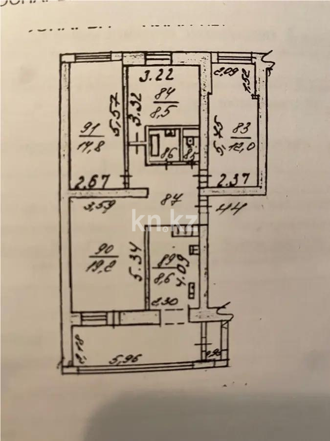 Продажа 4-комнатной квартиры, 92 м² в Алматы - фото 8