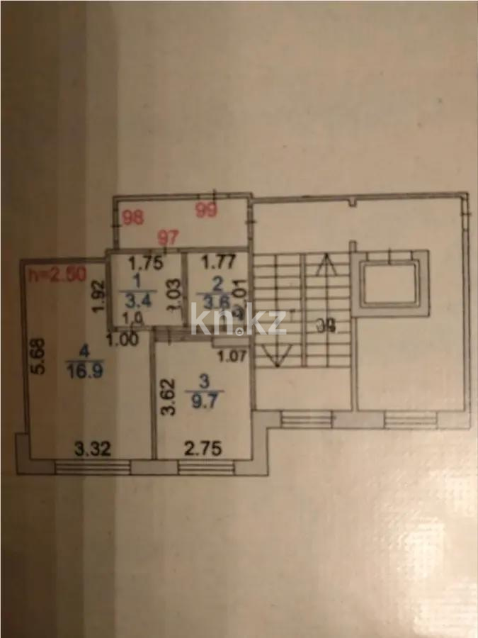 Продажа 1-комнатной квартиры, 33 м², мкр-н Мамраева (Восток-5), дом  12 в Караганде - фото 4