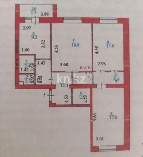 Продажа 3-комнатной квартиры, 80 м² в Астане - фото 4