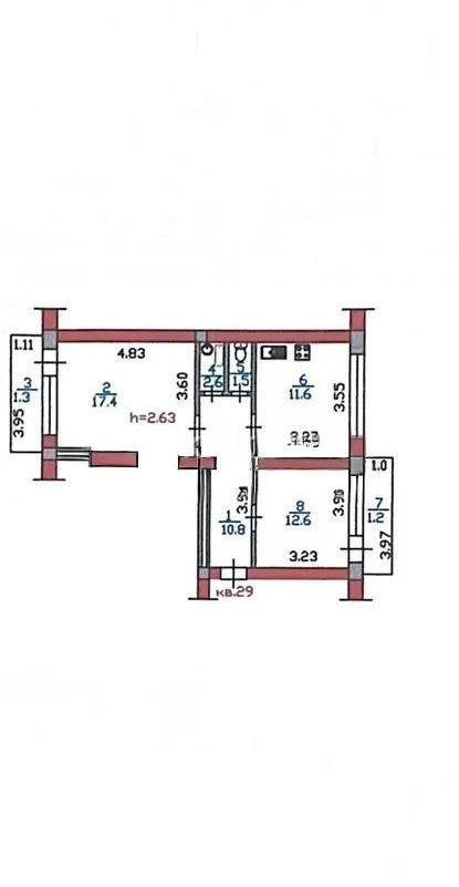 Продажа 2-комнатной квартиры, 59 м² в Алматы - фото 7