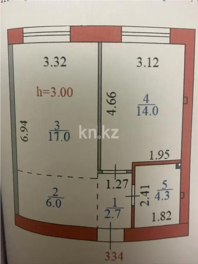 Продажа 2-комнатной квартиры, 44 м², пр. Тауелсыздык, дом  25/2 в Астане - фото 6