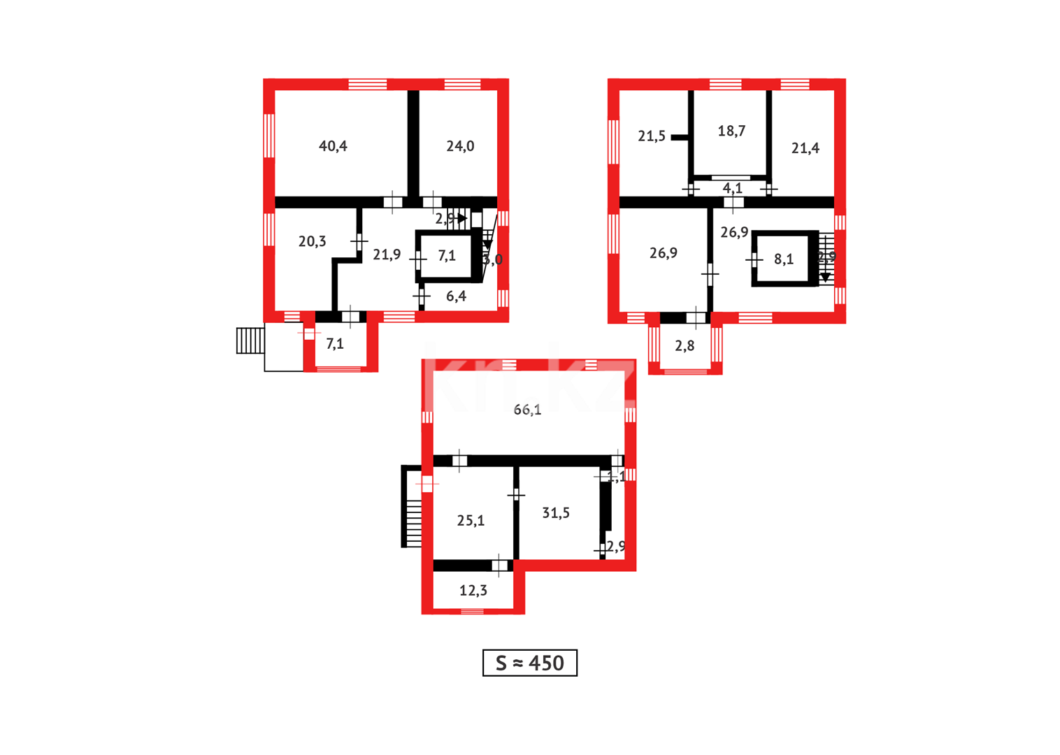 Продажа 5-комнатного дома, 450 м² в Караганде - фото 32
