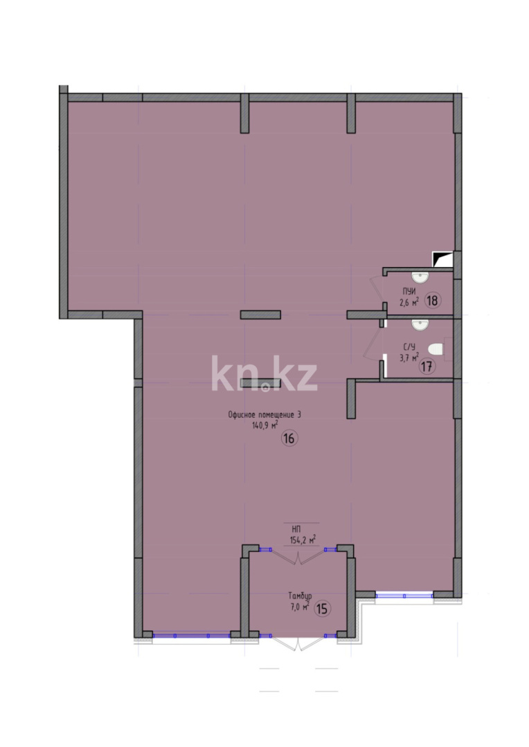 Продажа помещения, 154 м² в Астане
