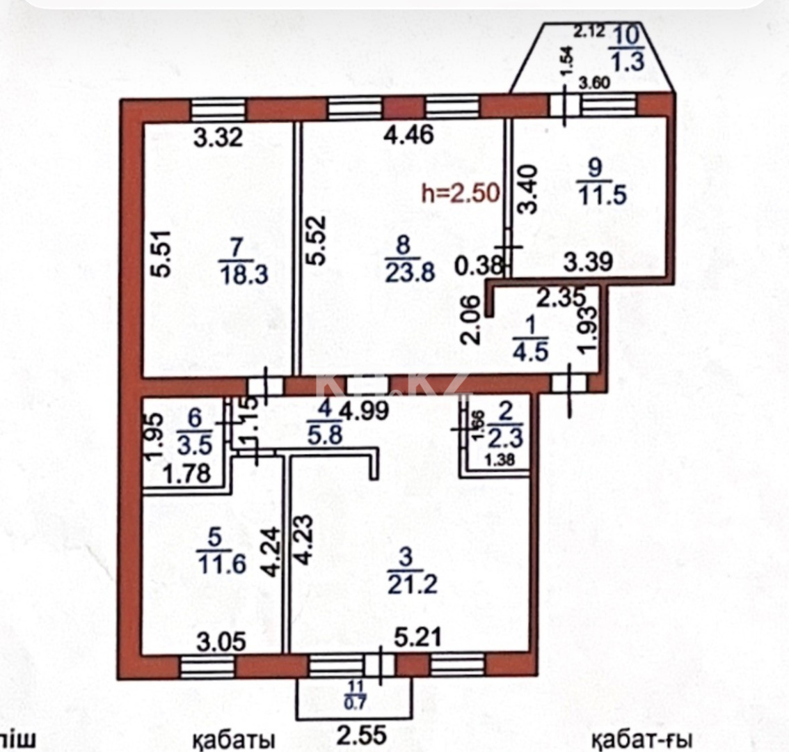 Продажа 4-комнатной квартиры, 104.5 м² в Караганде - фото 30
