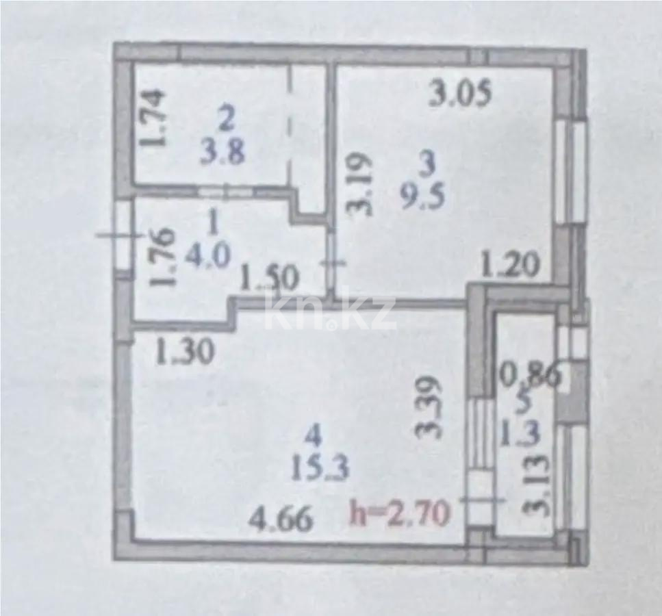 Продажа 1-комнатной квартиры, 33.9 м² в Астане - фото 4