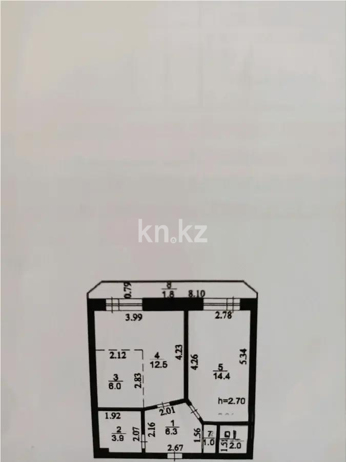 Продажа 2-комнатной квартиры, 48 м² в Астане - фото 6