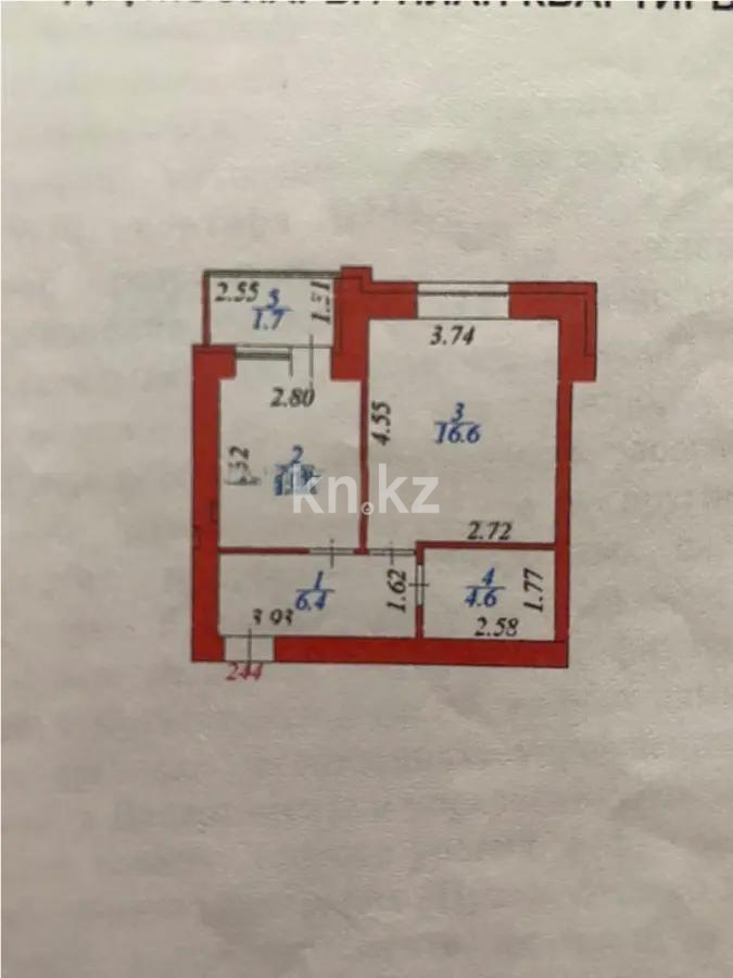 Продажа 1-комнатной квартиры, 38 м² в Астане - фото 5
