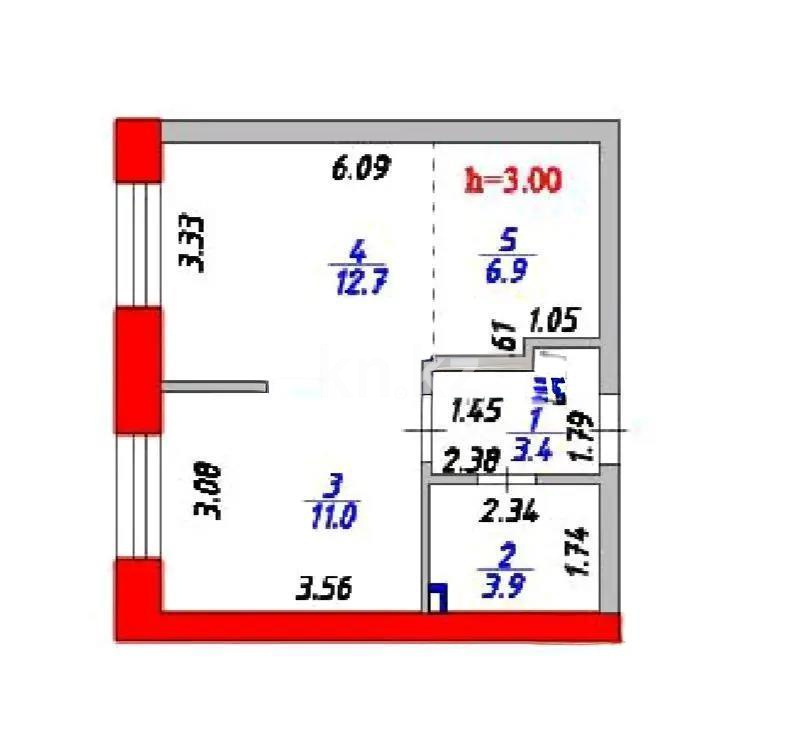 Продажа 2-комнатной квартиры, 38 м² в Астане - фото 6