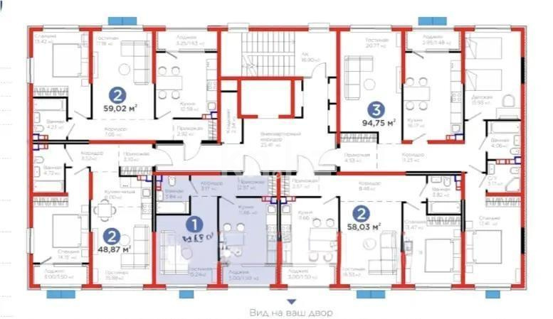 Продажа 1-комнатной квартиры, 37.98 м² в Алматы - фото 3