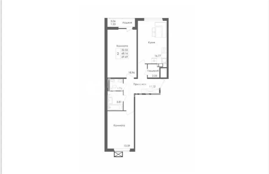 Продажа 2-комнатной квартиры, 70 м² в Астане - фото 5