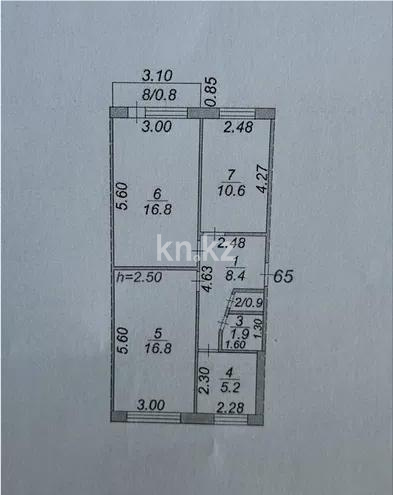 Продажа 3-комнатной квартиры, 61 м² в Темиртау - фото 7