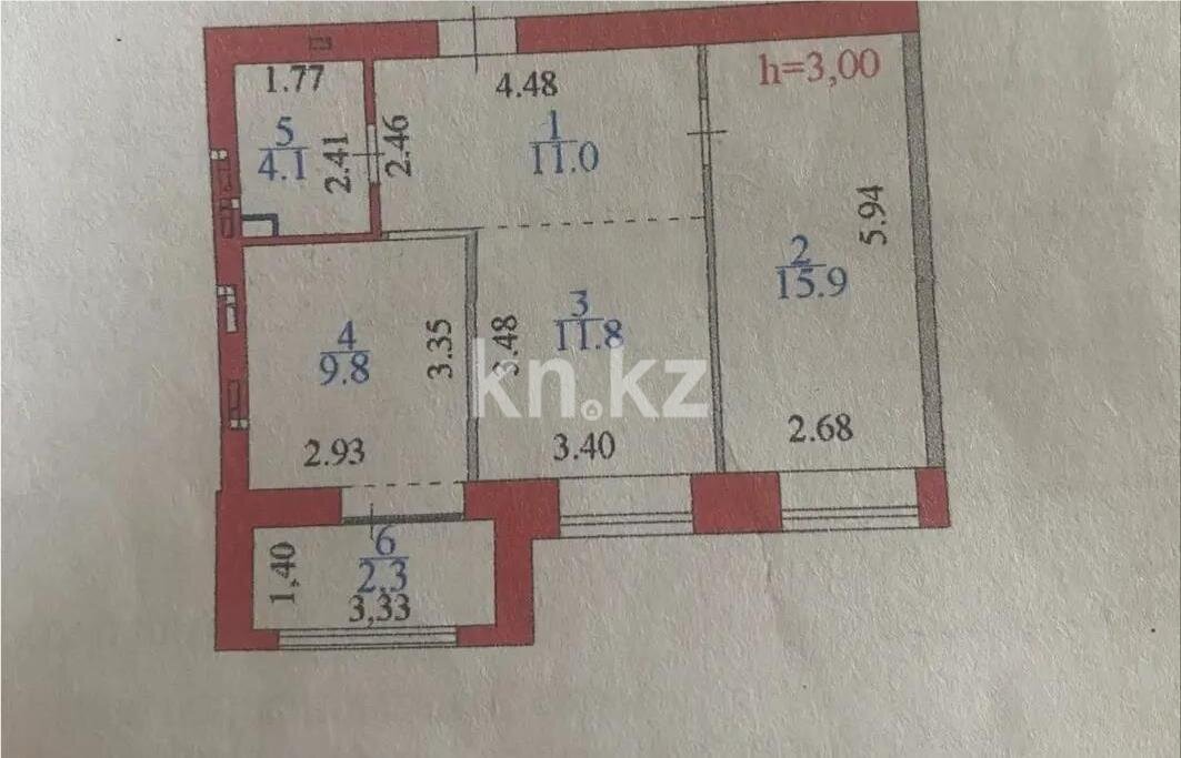 Продажа 2-комнатной квартиры, 56 м² в Астане - фото 6