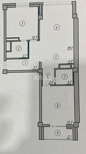 Продажа 3-комнатной квартиры, 71 м², ул. Е-15 в Астане - фото 2
