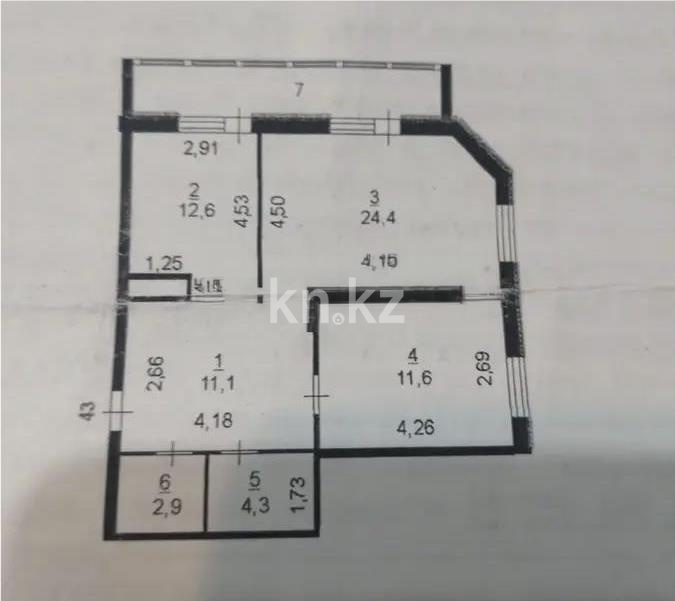 Продажа 2-комнатной квартиры, 72 м² в Астане - фото 5